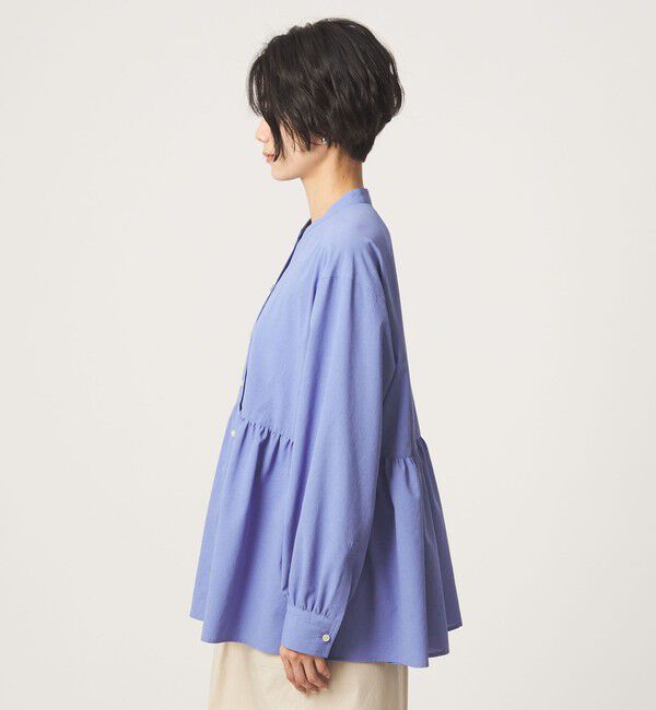 UNITED ARROWS green label relaxing「［size SHORTあり］ペプラム ブラウス マシンウォッシャブル 吸水速乾 通気性 UVカット」|シャツ・ブラウス|