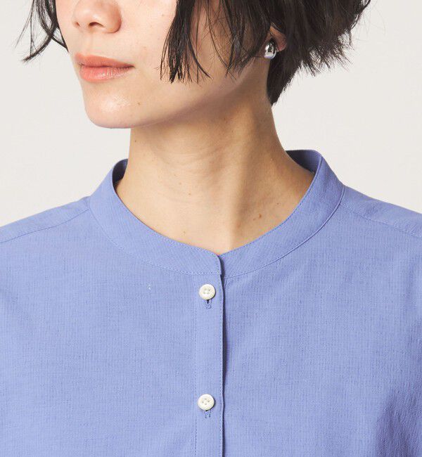 UNITED ARROWS green label relaxing「［size SHORTあり］ペプラム ブラウス マシンウォッシャブル 吸水速乾 通気性 UVカット」|シャツ・ブラウス|