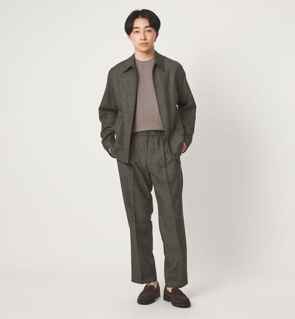 UNITED ARROWS green label relaxing「TW リネン デニムライク ブルゾン」|ブルゾン・スタジャン|