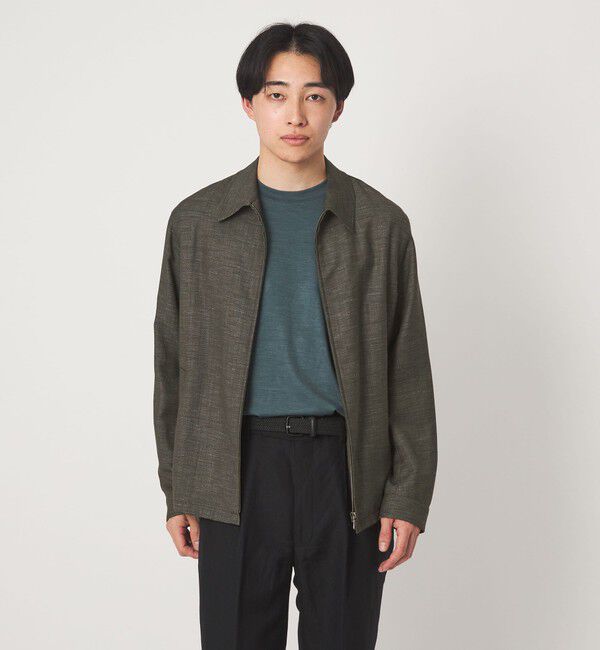 UNITED ARROWS green label relaxing「TW リネン デニムライク ブルゾン」|ブルゾン・スタジャン|