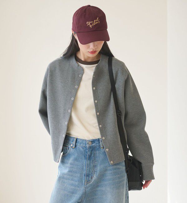 BEAUTY&YOUTH UNITED ARROWS「ダブルフェイス リングボタンカーディガン ウォッシャブル」|カーディガン|