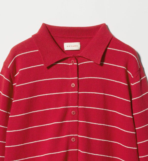BEAUTY&YOUTH UNITED ARROWS「＜MEYAME＞ボーダー ニット カーディガン」|カーディガン|