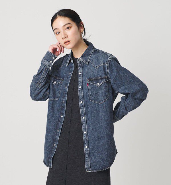 BEAUTY&YOUTH UNITED ARROWS「＜Levi's＞スタンダードウエスタン シャツ」|シャツ・ブラウス|COBALT