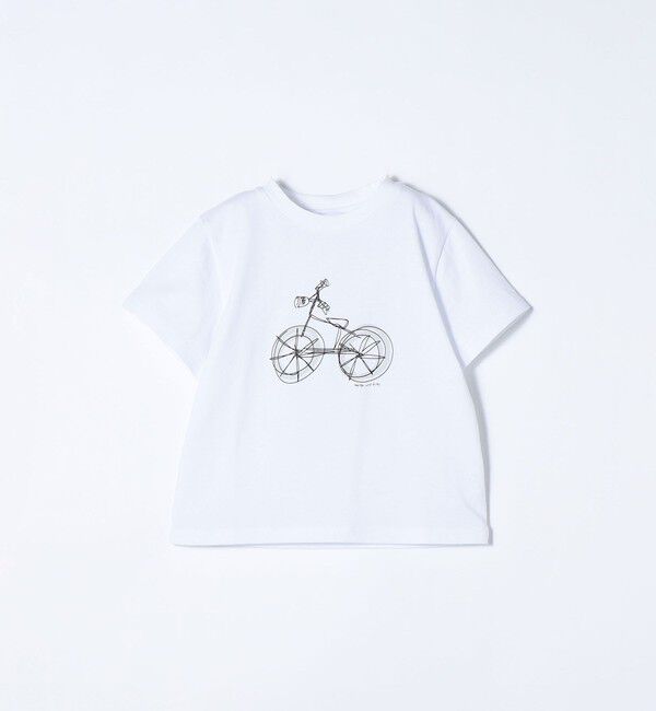 SHIPS any「SHIPS any: ドローイング プリント 半袖 Tシャツ <KIDS>」|Tシャツ・カットソー|