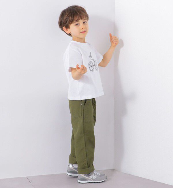 SHIPS any「SHIPS any: ドローイング プリント 半袖 Tシャツ <KIDS>」|Tシャツ・カットソー|