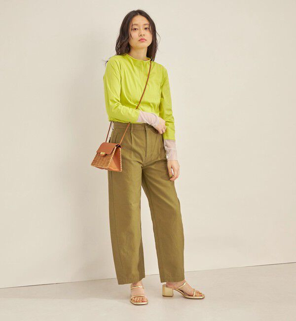 SHIPS for women「【SHIPS別注】Odub:〈洗濯機可能〉ミリタリー ワイド パンツ◇」|その他|