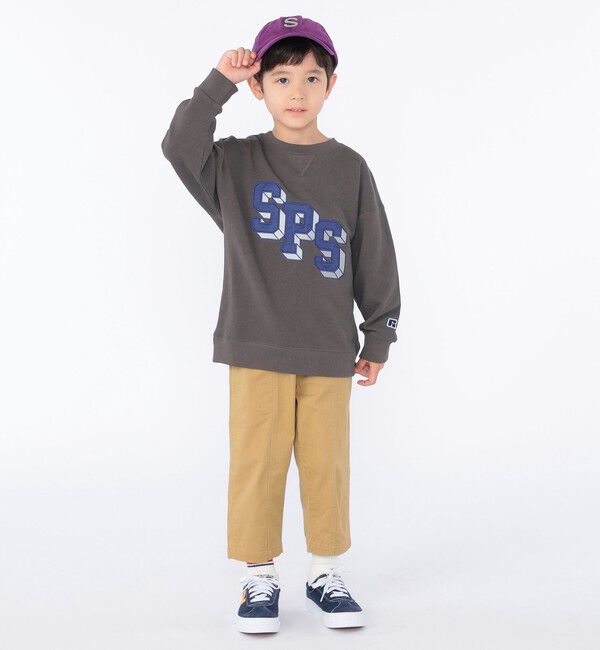 SHIPS KIDS「SHIPS KIDS:100～130cm / ワイド クロップド パンツ」|その他|