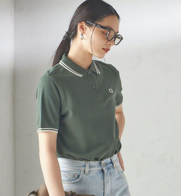 SHIPS for women「FRED PERRY:G3600 TWIN TIPPED SHIRTS」|ポロシャツ|