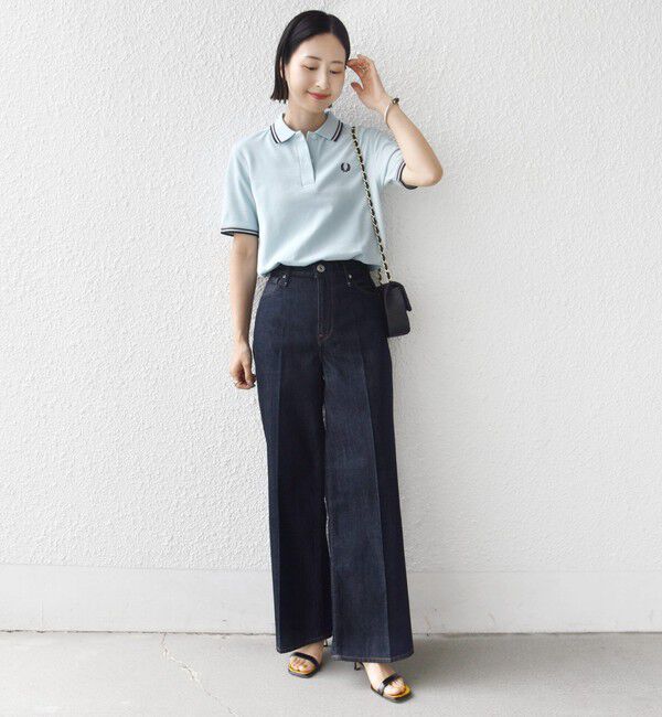 SHIPS for women「FRED PERRY:G3600 TWIN TIPPED SHIRTS」|ポロシャツ|