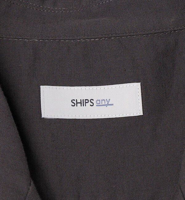 SHIPS any「SHIPS any:〈洗濯機可能〉コットン/リネン オープンカラー プルオーバー シャツ◇」|シャツ・ブラウス|