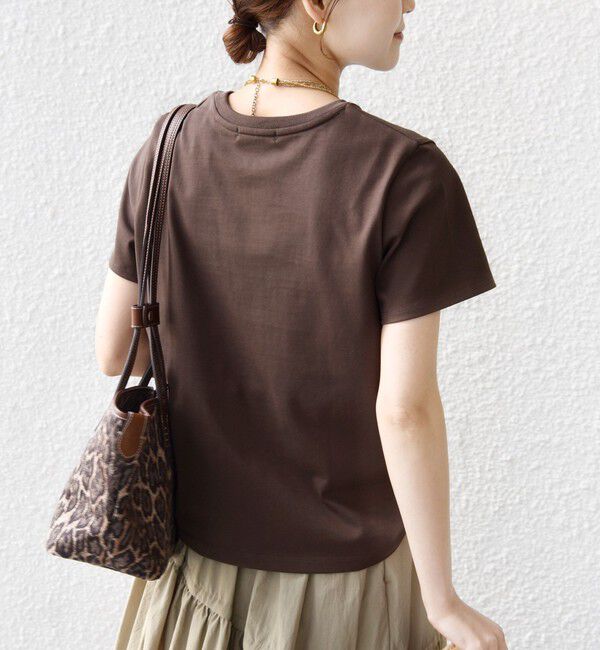 SHIPS for women「《予約》【WEB限定】オーガニック コットン コンパクト プリント TEE」|Tシャツ・カットソー|