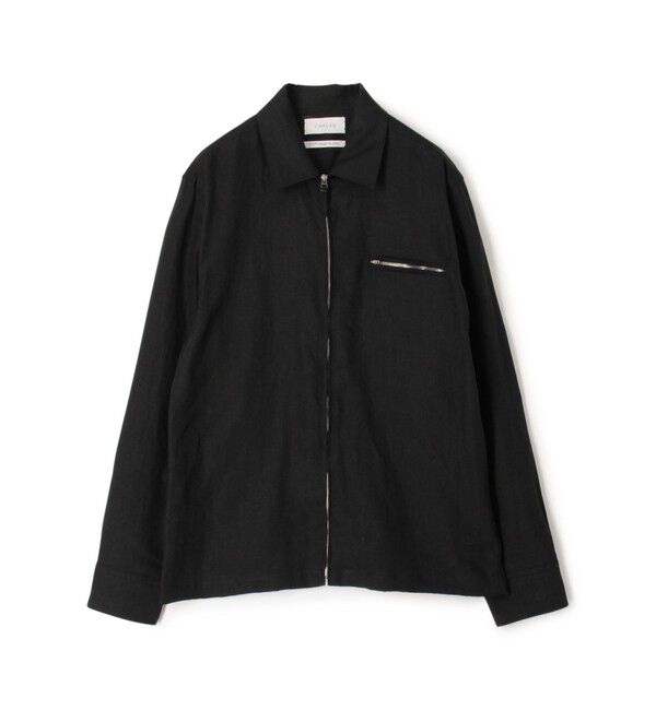 TOMORROWLAND BUYING WEAR「【別注】CARUSO  リネン ジップブルゾン」|ブルゾン・スタジャン|19 ブラック