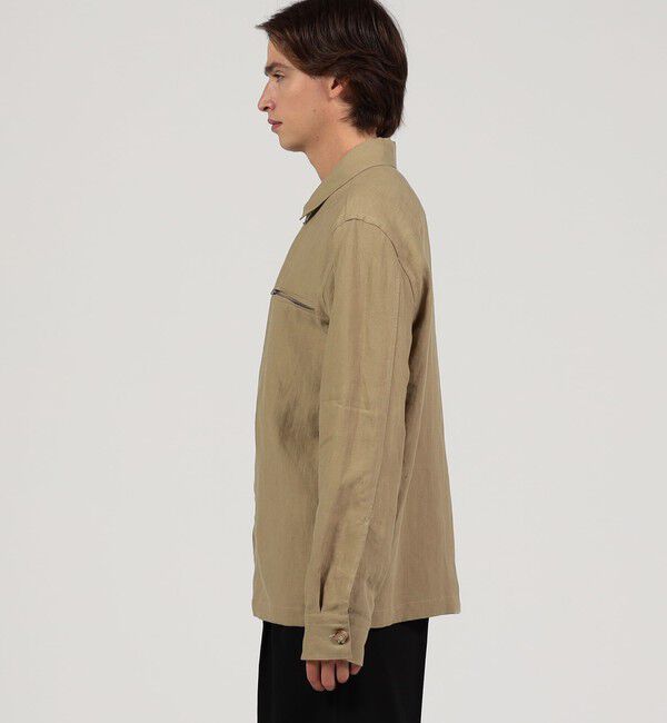 TOMORROWLAND BUYING WEAR「【別注】CARUSO  リネン ジップブルゾン」|ブルゾン・スタジャン|