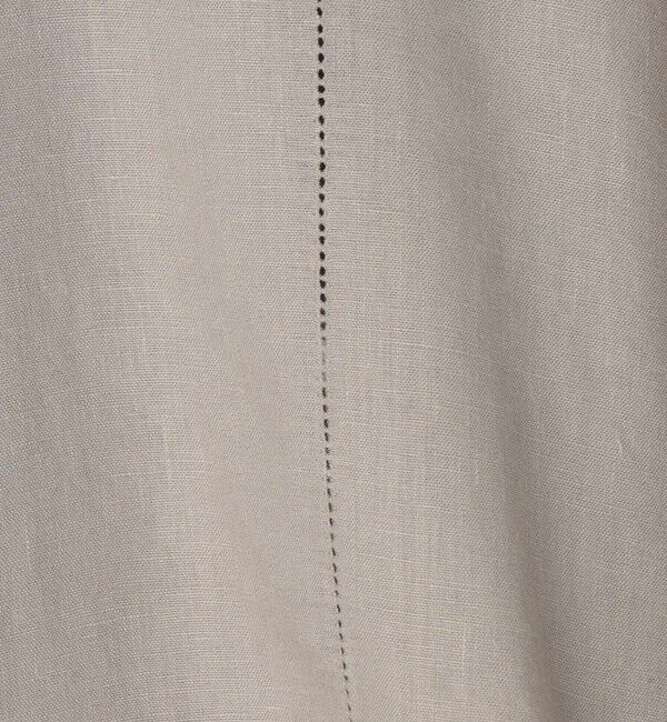 GALERIE VIE「【一部WEB先行予約】フレンチリネン スタンドカラーシャツ」|シャツ・ブラウス|