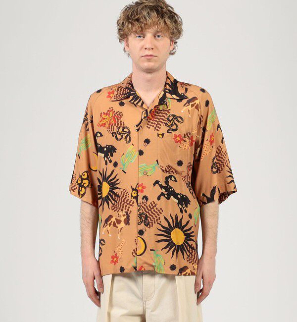 TOMORROWLAND BUYING WEAR「【別注】m's braque ポリエステル オープンカラー ハーフスリーブシャツ」|シャツ・ブラウス|