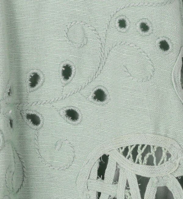 TOMORROWLAND BUYING WEAR「SEA NEW YORK IYLA SOUTACHE SLIP DRESS カットワークレース キャミソールドレス」|ワンピース|