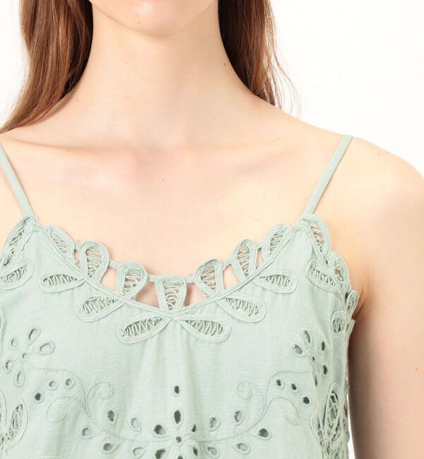 TOMORROWLAND BUYING WEAR「SEA NEW YORK IYLA SOUTACHE SLIP DRESS カットワークレース キャミソールドレス」|ワンピース|