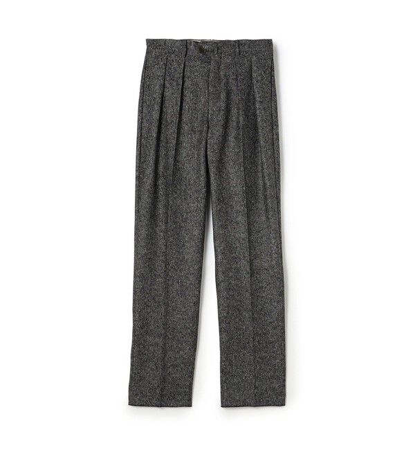TOMORROWLAND BUYING WEAR「BERNARD ZINS VANEAU ウールホームスパン 2プリーツトラウザーズ」|スラックス|16 グレー系
