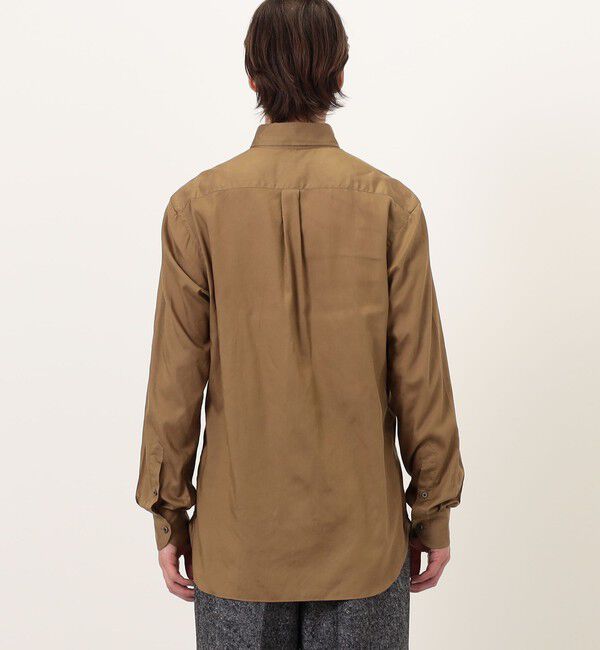 TOMORROWLAND BUYING WEAR「ERRICO FORMICOLA セルロースコットン タブカラーロングスリーブシャツ」|シャツ・ブラウス|