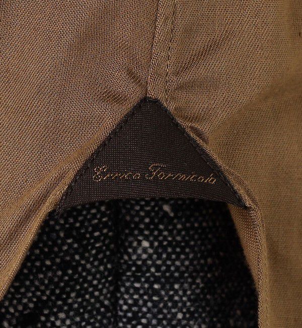 TOMORROWLAND BUYING WEAR「ERRICO FORMICOLA セルロースコットン タブカラーロングスリーブシャツ」|シャツ・ブラウス|