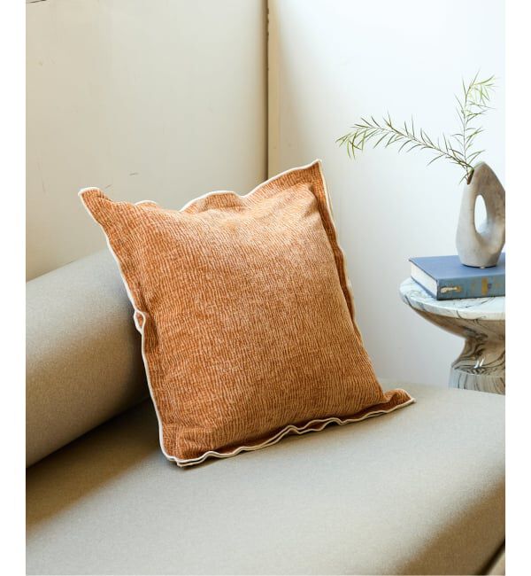 journal standard Furniture「BACKTO CS CUSHION COVER　クッションカバー45cm」|クッション・クッションカバー|オレンジ