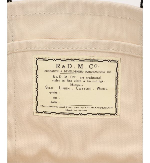journal standard Furniture「【R&D.M.Co/オールドマンズテイラー】COLOR COMBINATION TOTE BAG　トートバッグ」|トートバッグ|