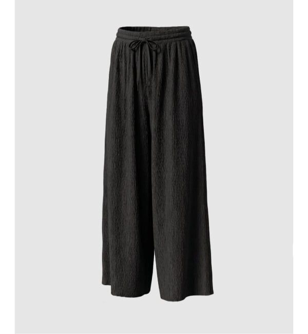 JOINT WORKS「≪予約≫NOCTO ARCHIVE / ノクト アーカイブ Micro Wave Wide Pant」|スラックス|ブラック