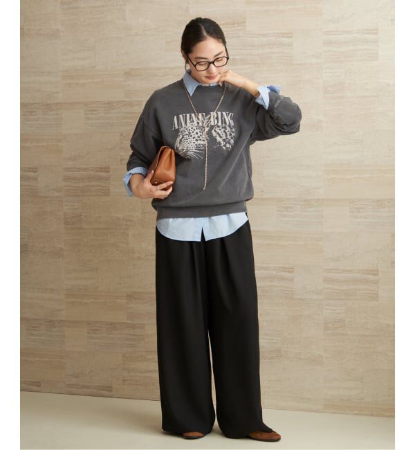 Plage「ANINE BING / アニービン SPENCER SWEATSHIRT LEOPARD スウェット」|スウェット・ジャージ|