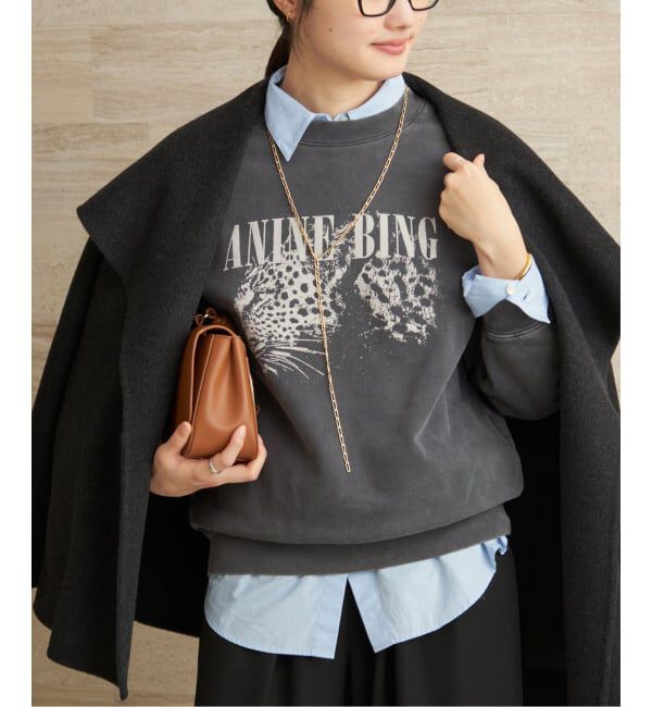 Plage「ANINE BING / アニービン SPENCER SWEATSHIRT LEOPARD スウェット」|スウェット・ジャージ|