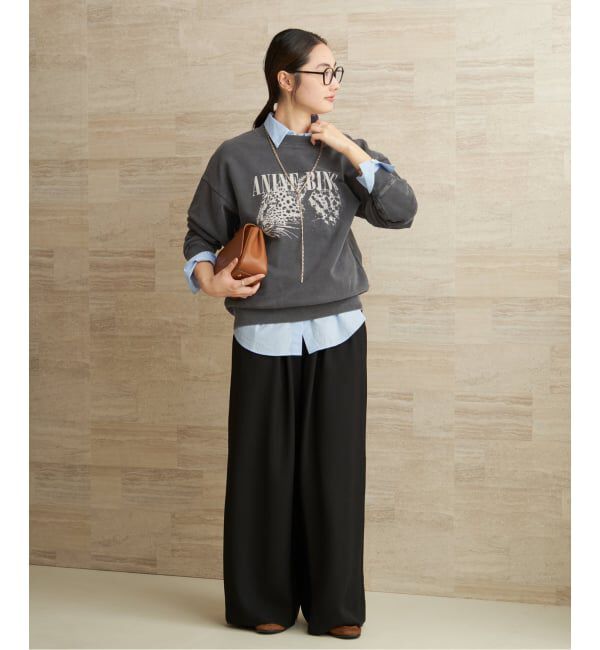 Plage「ANINE BING / アニービン SPENCER SWEATSHIRT LEOPARD スウェット」|スウェット・ジャージ|