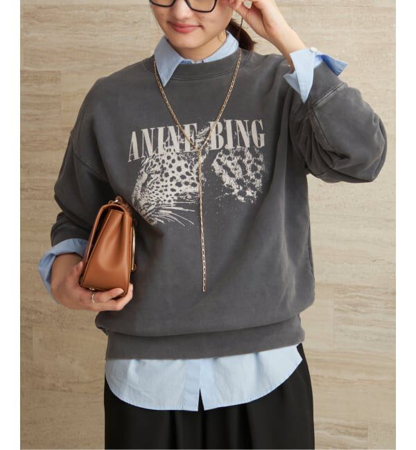 Plage「ANINE BING / アニービン SPENCER SWEATSHIRT LEOPARD スウェット」|スウェット・ジャージ|