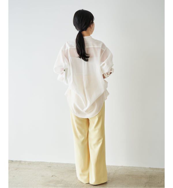 Plage「organdy sheer シャツ」|シャツ・ブラウス|
