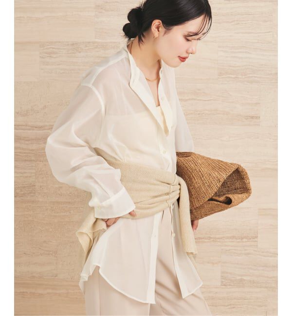 Plage「organdy sheer シャツ」|シャツ・ブラウス|