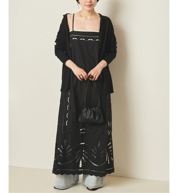 Plage「《予約》R&rsquo;IAM EMBROIDALY ワンピース」|ワンピース|ブラック