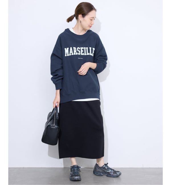 SLOBE IENA「《WEB限定/追加》MARSEILLE ロゴスウェット」|スウェット・ジャージ|