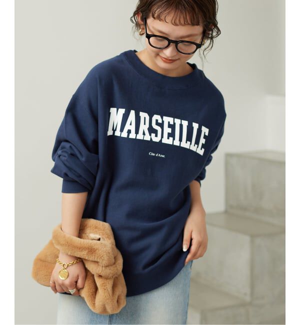 SLOBE IENA「《WEB限定/追加》MARSEILLE ロゴスウェット」|スウェット・ジャージ|