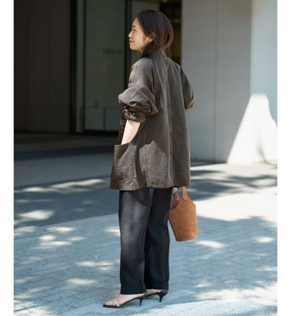 VERMEIL par iena「ドライツイルカーブパンツ」|スラックス|