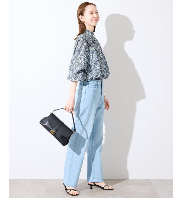 SLOBE IENA「《WEB限定》フリルピンタックブラウス」|シャツ・ブラウス|