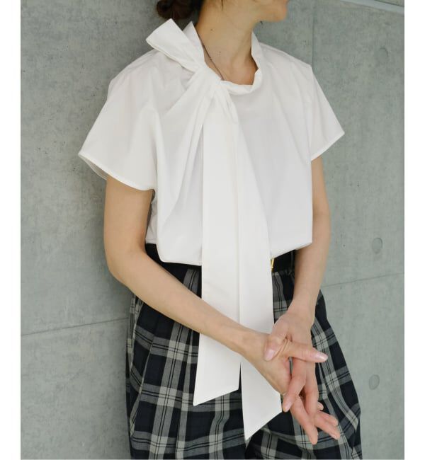 IENA「Maison IENA 別注 Nell/ネル ボウタイブラウス 261-30282」|シャツ・ブラウス|