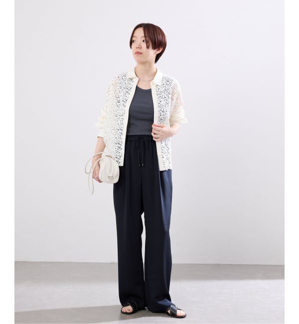 IENA「コットンレースシャツ」|シャツ・ブラウス|