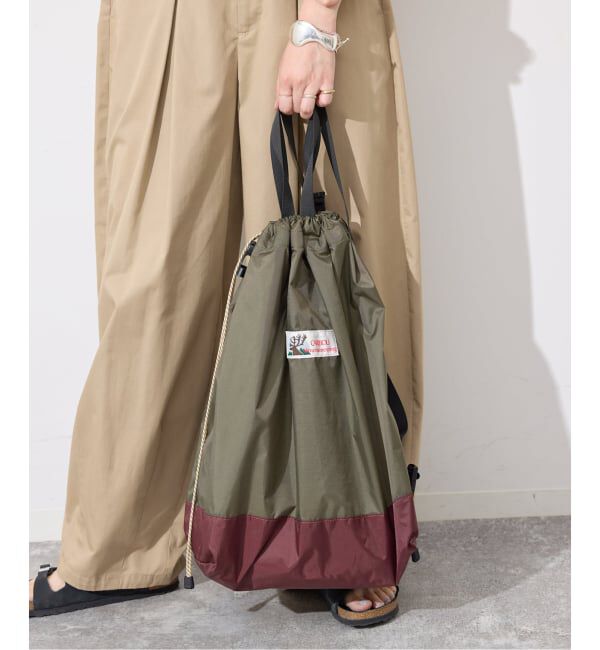 SLOBE IENA「《予約》CARIBOU MOUNTAINEERING SLOBE別注 巾着ショルダーバッグ」|ショルダー・メッセンジャー|