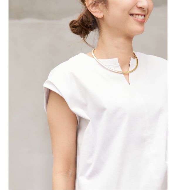 VERMEIL par iena「《予約》ヘンリーノースリーブ プルオーバー」|Tシャツ・カットソー|