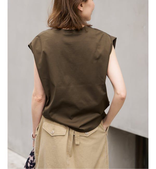 VERMEIL par iena「《予約》ヘンリーノースリーブ プルオーバー」|Tシャツ・カットソー|