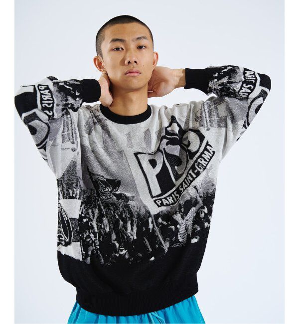 Paris Saint-Germain「【Paris Saint-Germain / パリ・サン＝ジェルマン】 JP Photograph JQ KNIT」|ニット・セーター|