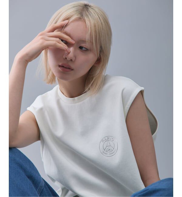 Paris Saint-Germain「【Paris Saint-Germain / パリ・サン＝ジェルマン】 JP METALIC LOGO TANK」|Tシャツ・カットソー|