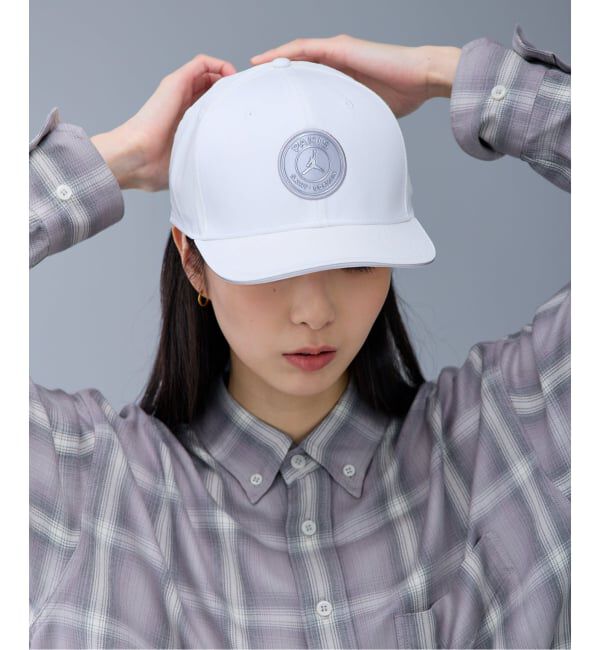 Paris Saint-Germain「【NIKE / ナイキ】U J RISE CAP S CB PSG」|キャップ・キャスケット|ホワイト