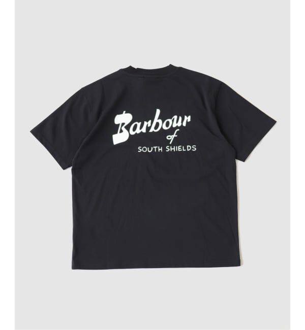 417 EDIFICE「Barbour / バブアー crossby archive logo os t-shirt」|Tシャツ・カットソー|ブラック