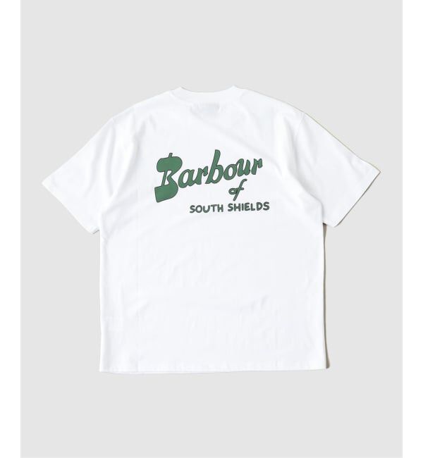 417 EDIFICE「Barbour / バブアー crossby archive logo os t-shirt」|Tシャツ・カットソー|ホワイト