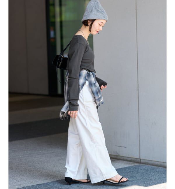 JOURNAL STANDARD relume「《追加》ツイストシアーテレコロングTEE」|Tシャツ・カットソー|