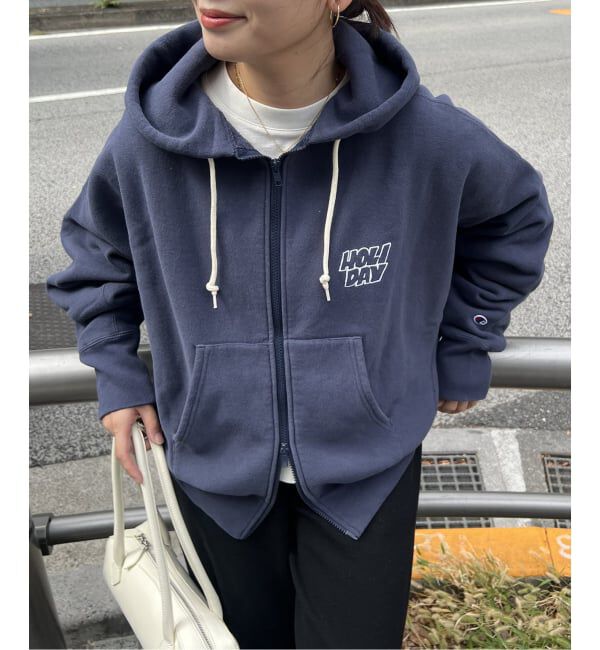 JOURNAL STANDARD「別注【CHAMPION*JOURNAL STANDARD by HOLIDAY】ZIP HOODIE」|パーカー|